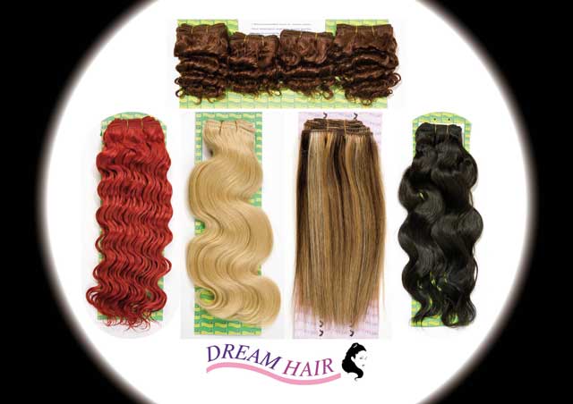 Haarteile, Tressen, Z&ouml;pfe